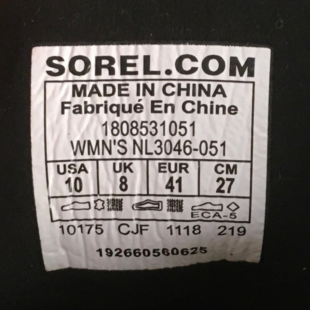Sorel Lexie NL3046-051 Hidden Wedge Women's Winter Snow Boot Size 10 - Picture 10 of 10